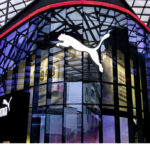 PUMA flagship store exterior with modern